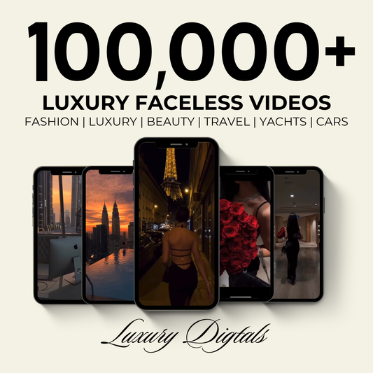 Luxury Faceless Content Bank