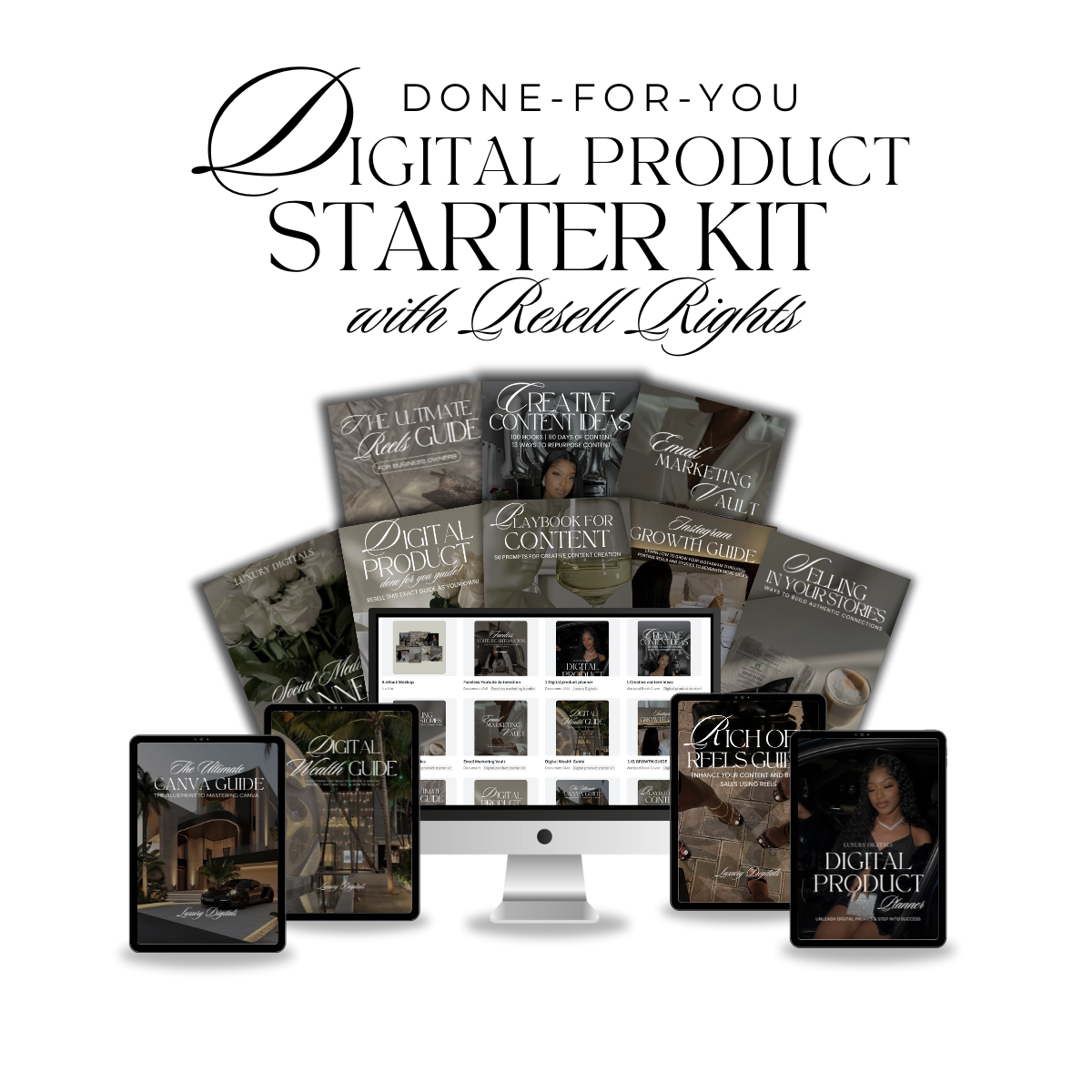 Digital Product Starter Kit (w/ resell rights) – Luxury Digitals